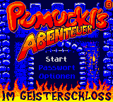 Pumuckl's Abenteuer im Geisterschloss (Germany) Title Screen